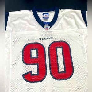 Houston Texans on field # 90 Williams Reebok jersey size L